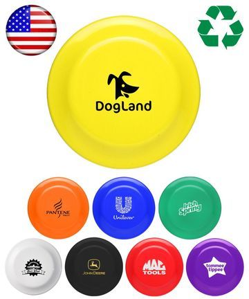 USA Made Frisbee 9 inch Round Flying Disc in Variety of Colors